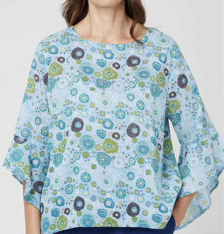 Cake Clothing Blouse In Blue Print