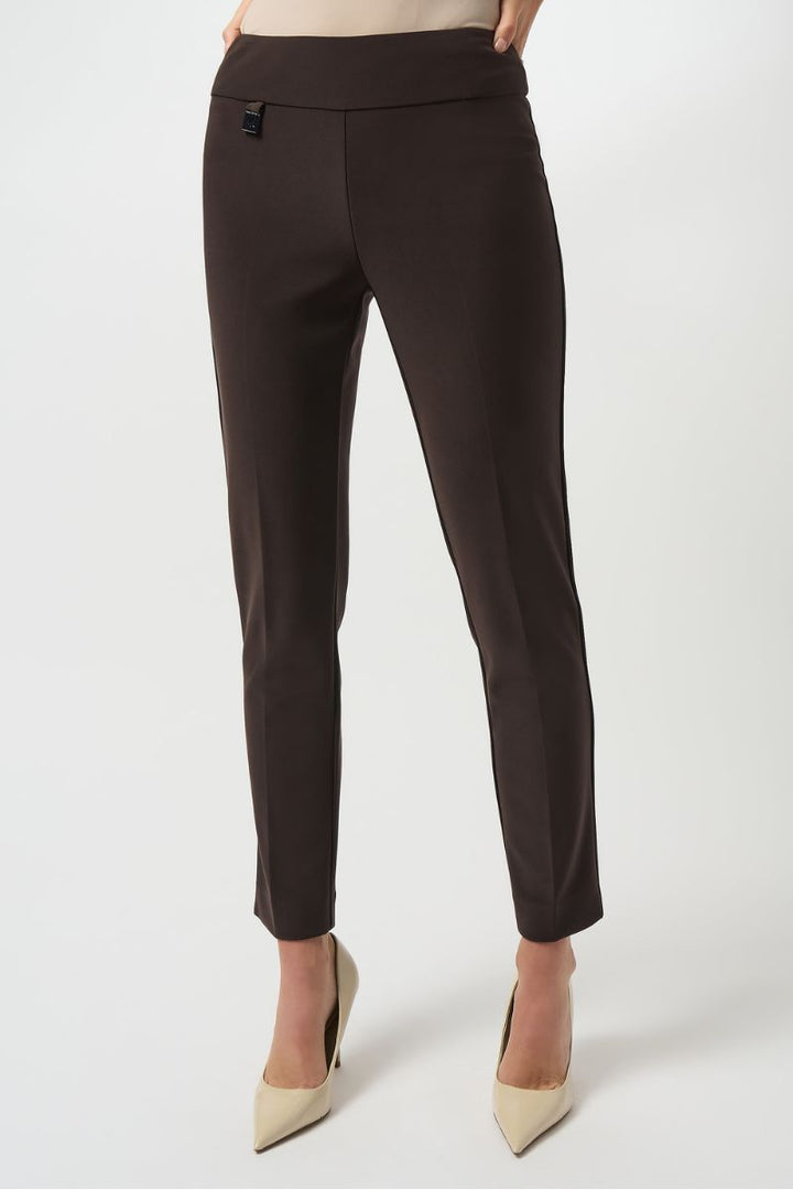 Joseph Ribkoff The Wonder Pant - Classic Tailored Slim Pant 144092 in Mocha in mocha_jr / 2