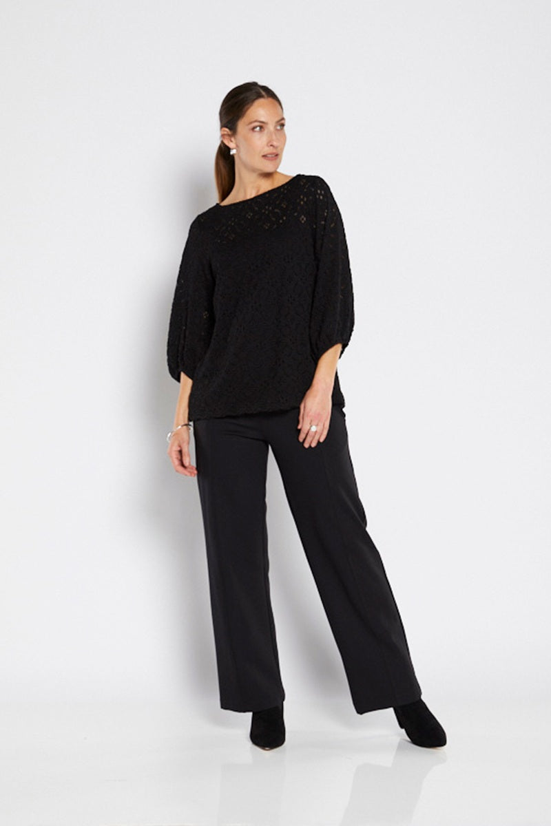 2PC Billow Tunic in Black VIOLET.W25 by Philosophy