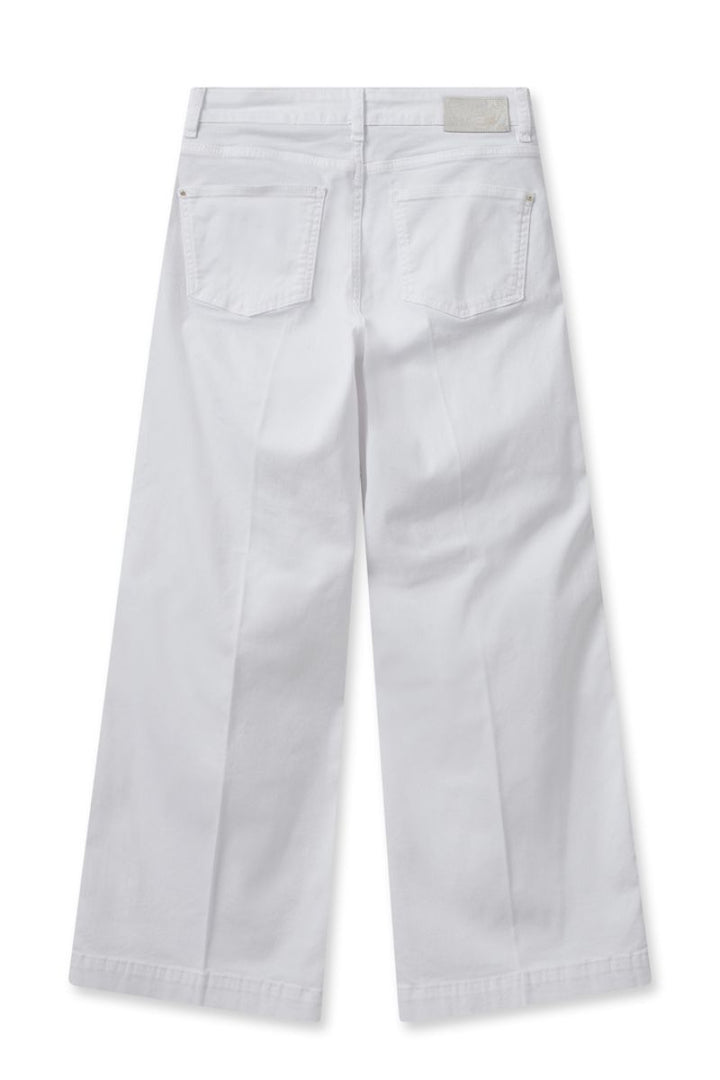 Reem Wide Leg Bianco Jeans in white 162010MW1 by Mos Mosh in 25