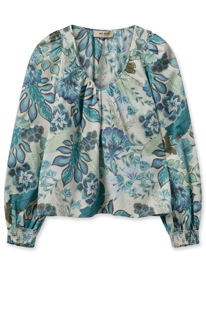 Alika Sarasa Blouse in Wasabi 159370MW1 by Mos Mosh in L