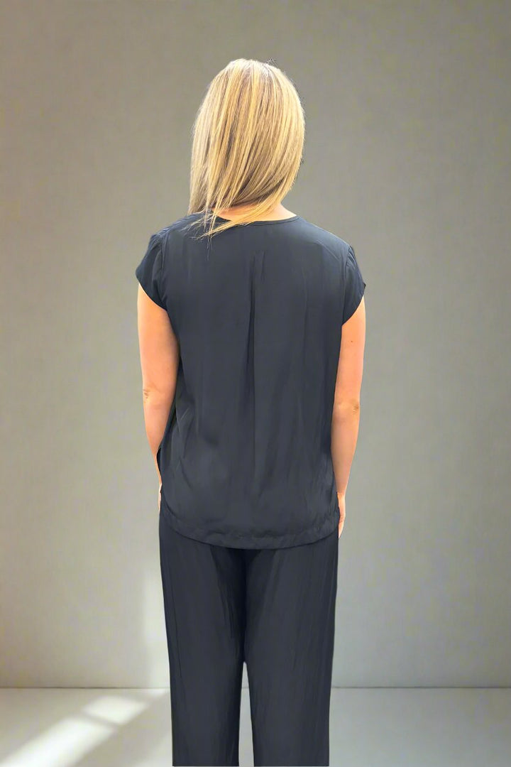 Slide T in Navy F67 8391 by Mela Purdie in 10