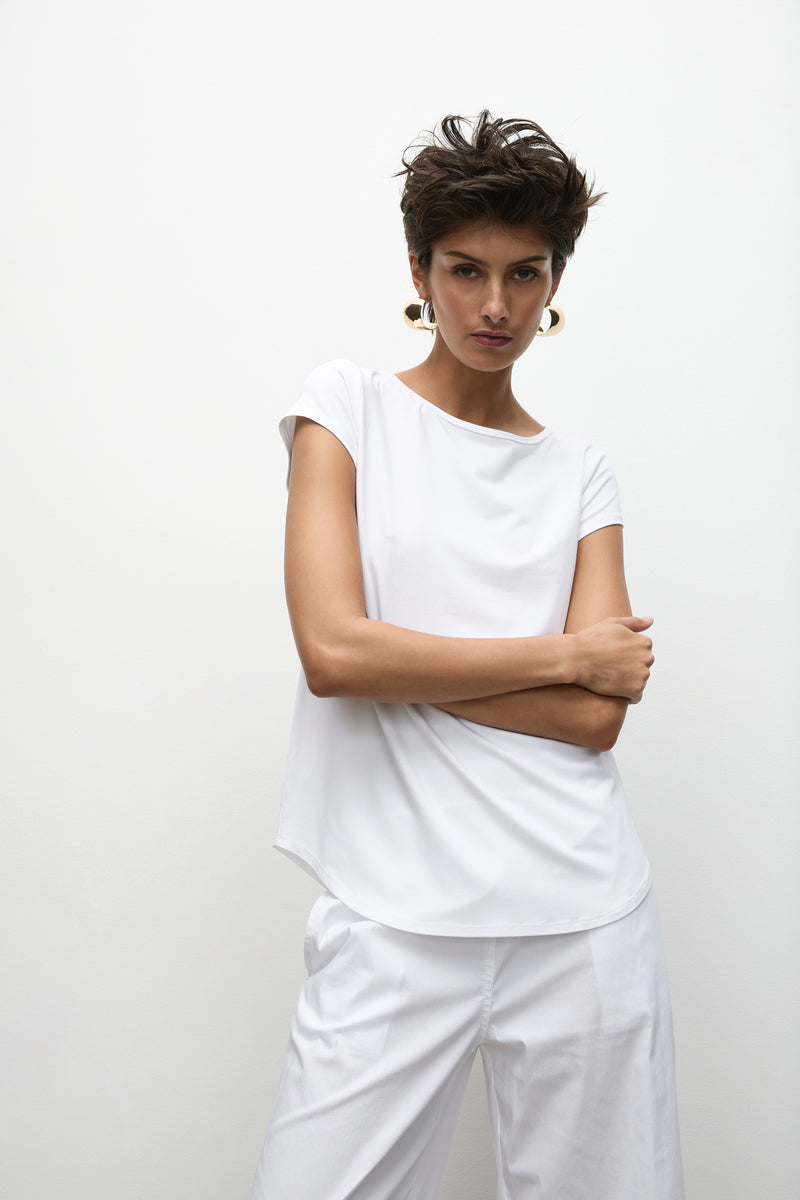 F012135 Cafe T in White by Mela Purdie