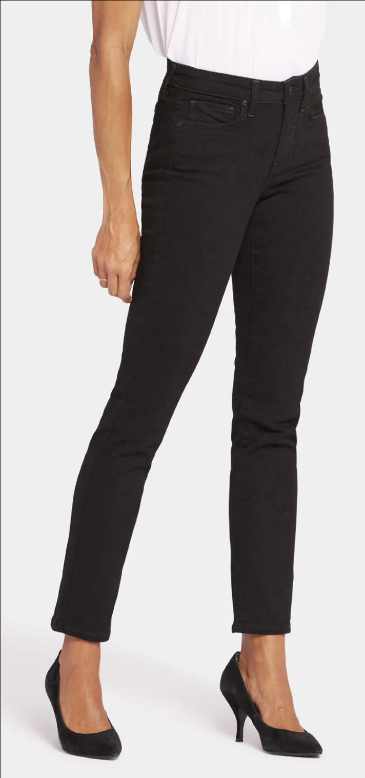Sheri Slim Jeans in Black By NYDJ in 14
