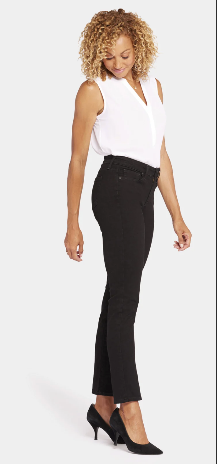 Sheri Slim Jeans in Black By NYDJ in 14