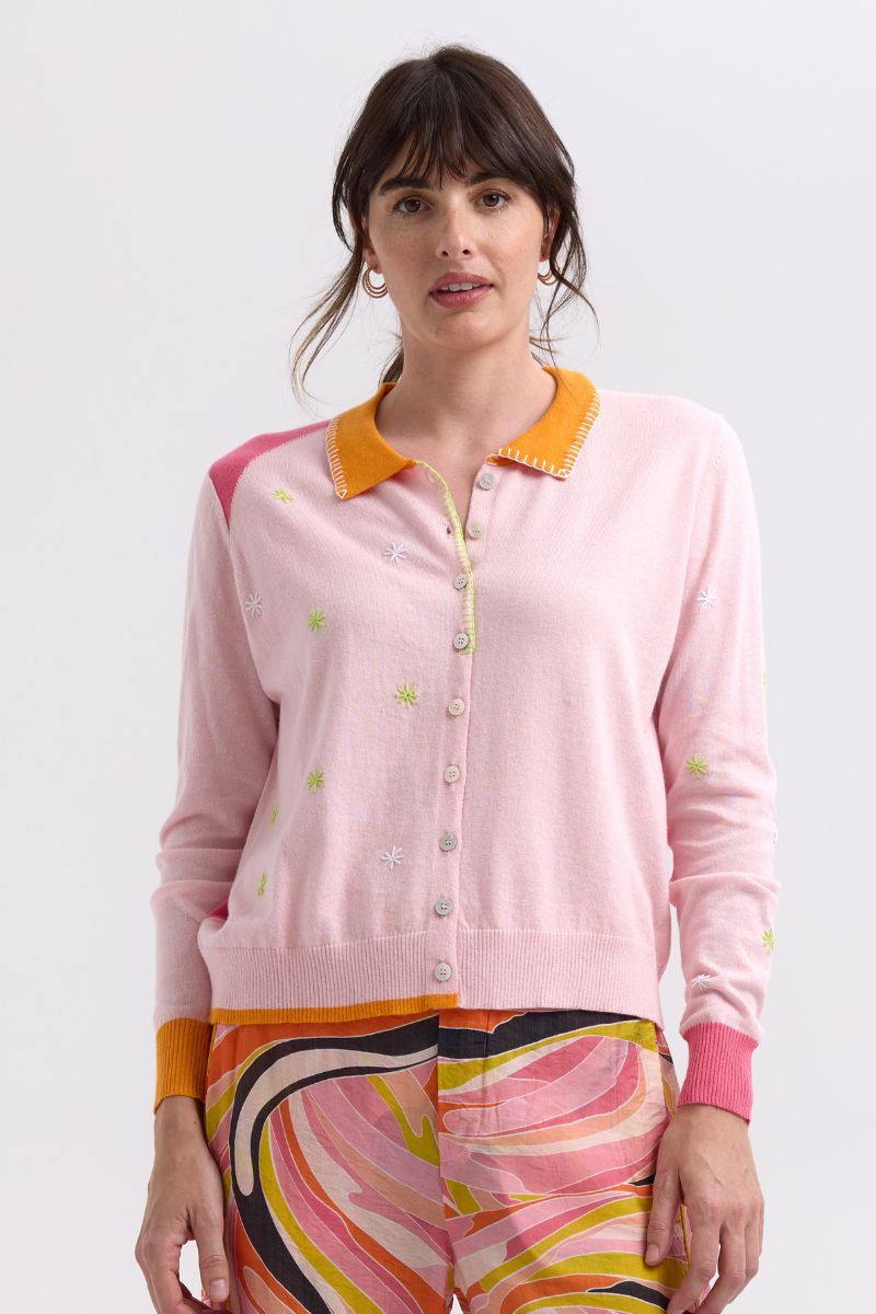 Blossoms Hand Work Cardi ZP7708 by Zaket & Plover