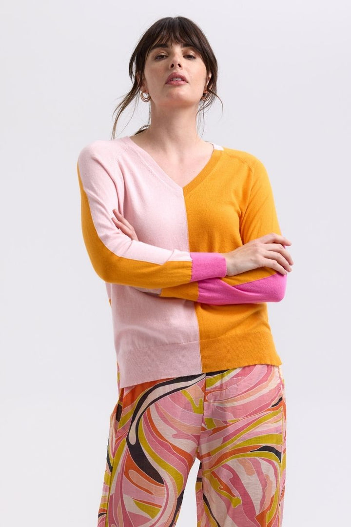 Split Jumper ZP7706 by Zaket & Plover in XS / Blush