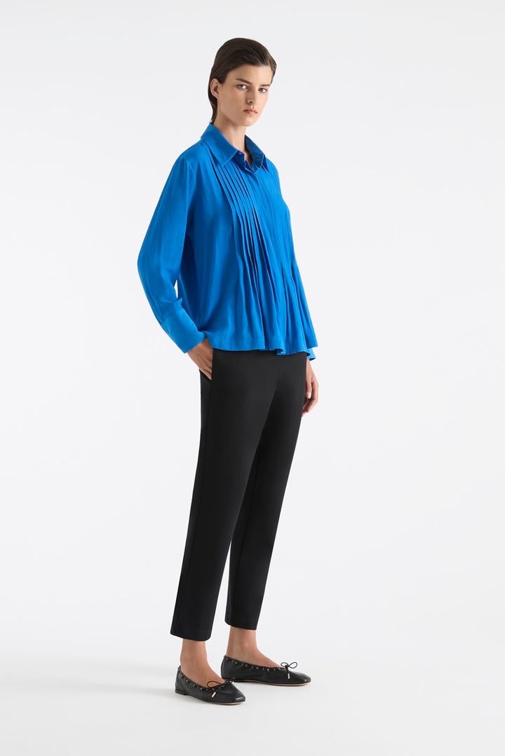 Mela Purdie Ponte Ankle Pant in Black F095 1839 by MELA PURDIE in 6-XXS / Black