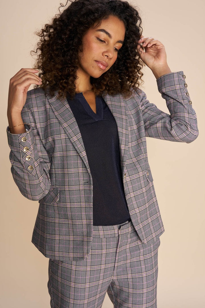 Blake Ezra Blazer in Iris Orchid 160380MW1 by Mos Mosh in 36