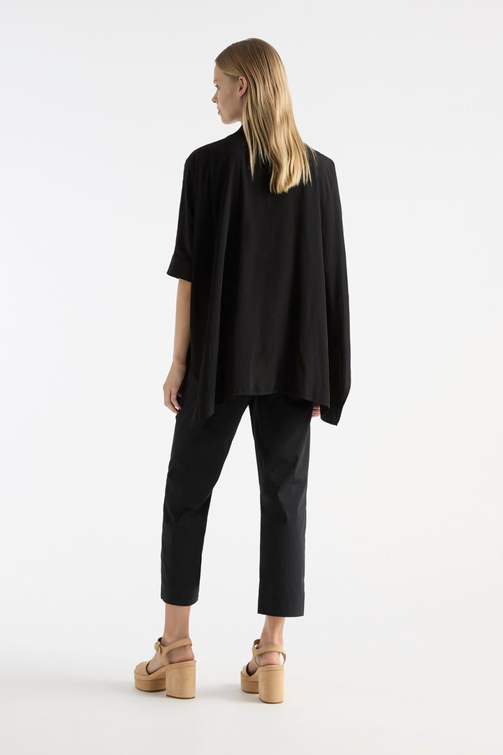 Mela Purdie Chisel Panama in Black F67 8390 by MELA PURDIE in 22-4X / Black