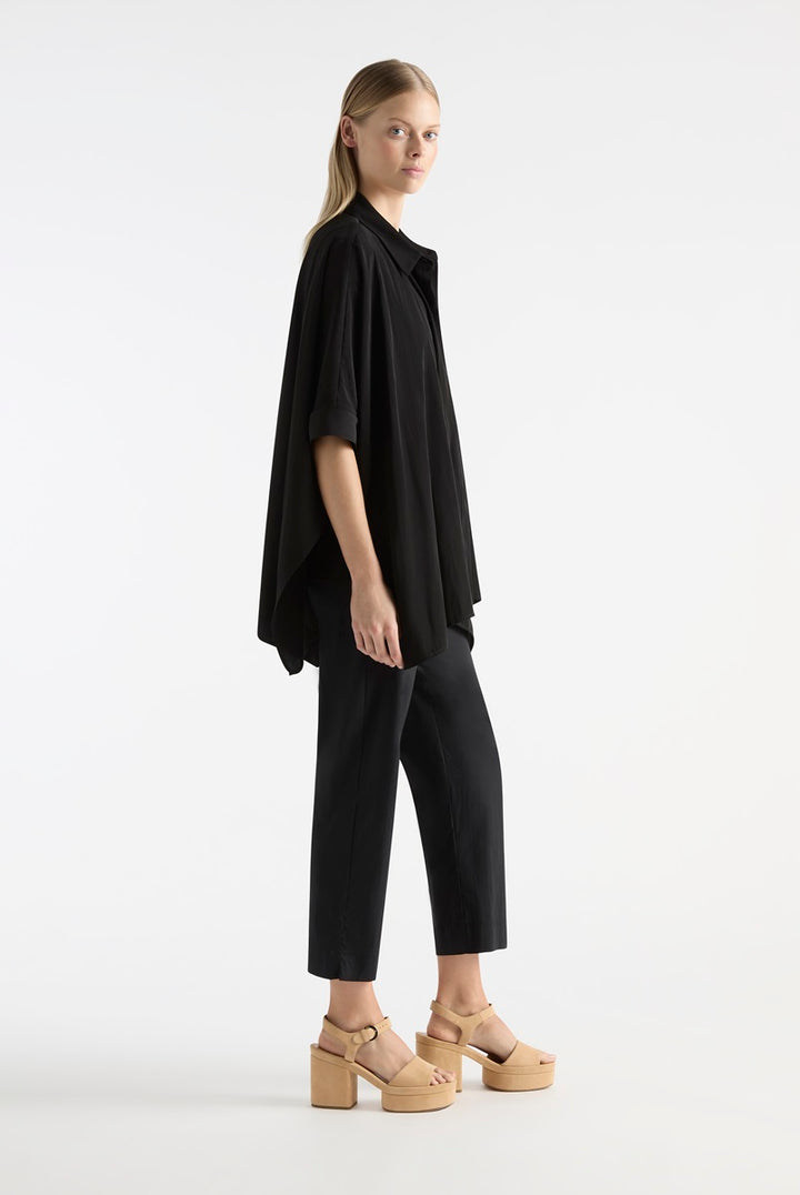 Mela Purdie Chisel Panama in Black F67 8390 by MELA PURDIE in 22-4X / Black