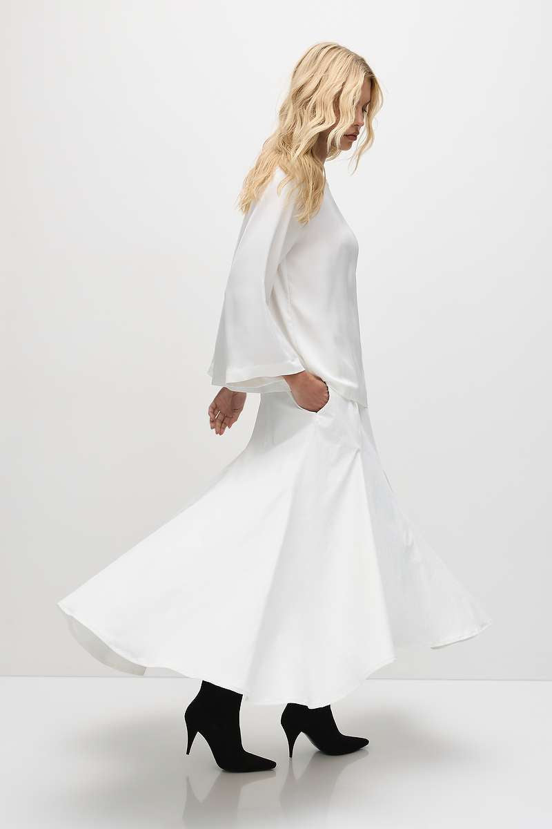 Coil Skirt in Black F416 5802 by MELA PURDIE
