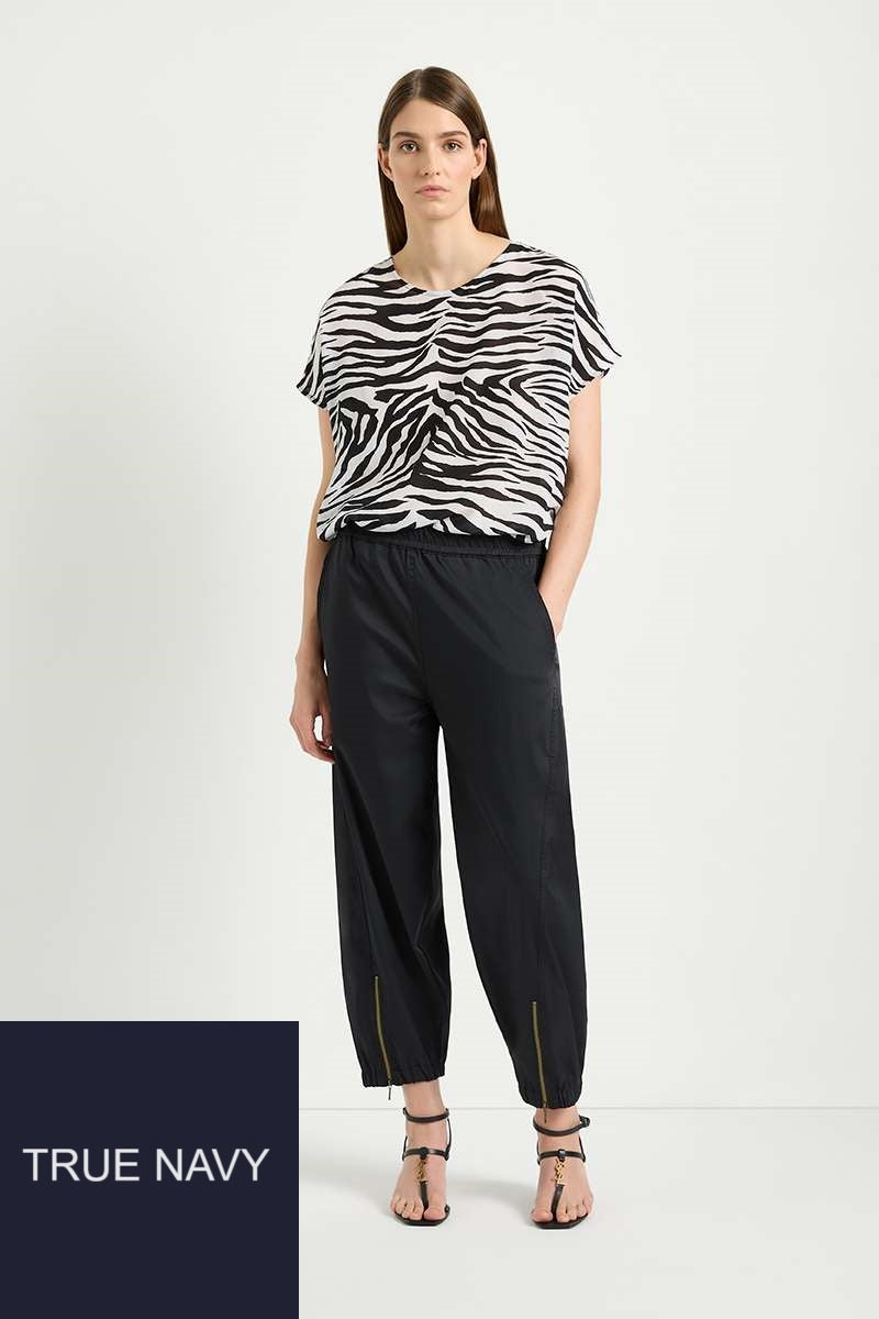 Crop Club Pant in True Navy F613 1863 by MELA PURDIE
