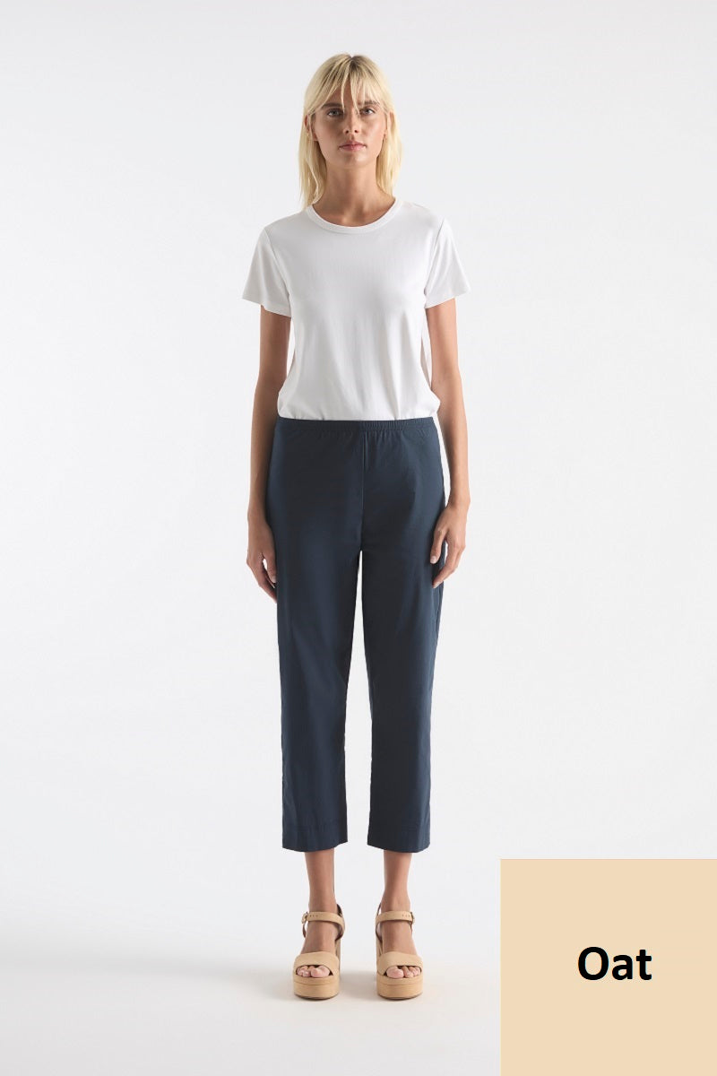 Cropped Pant in Oat F65 1348 by Mela Purdie
