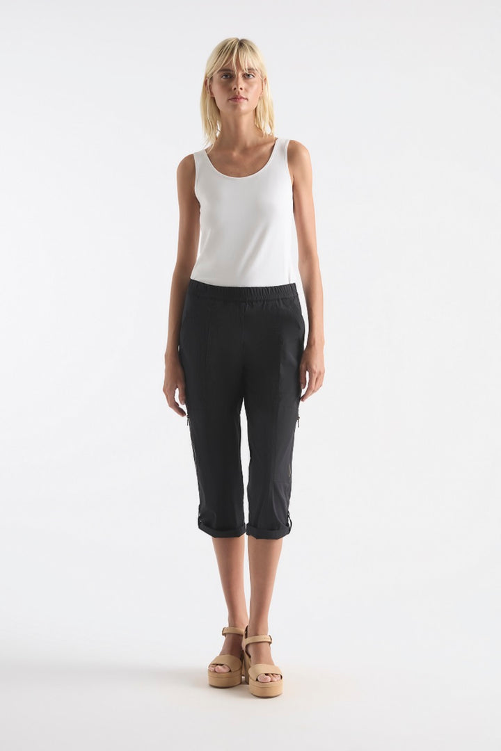 Cropped Zip Cargo in Midnight F65 1386 by Mela Purdie in 22-4X / Midnight