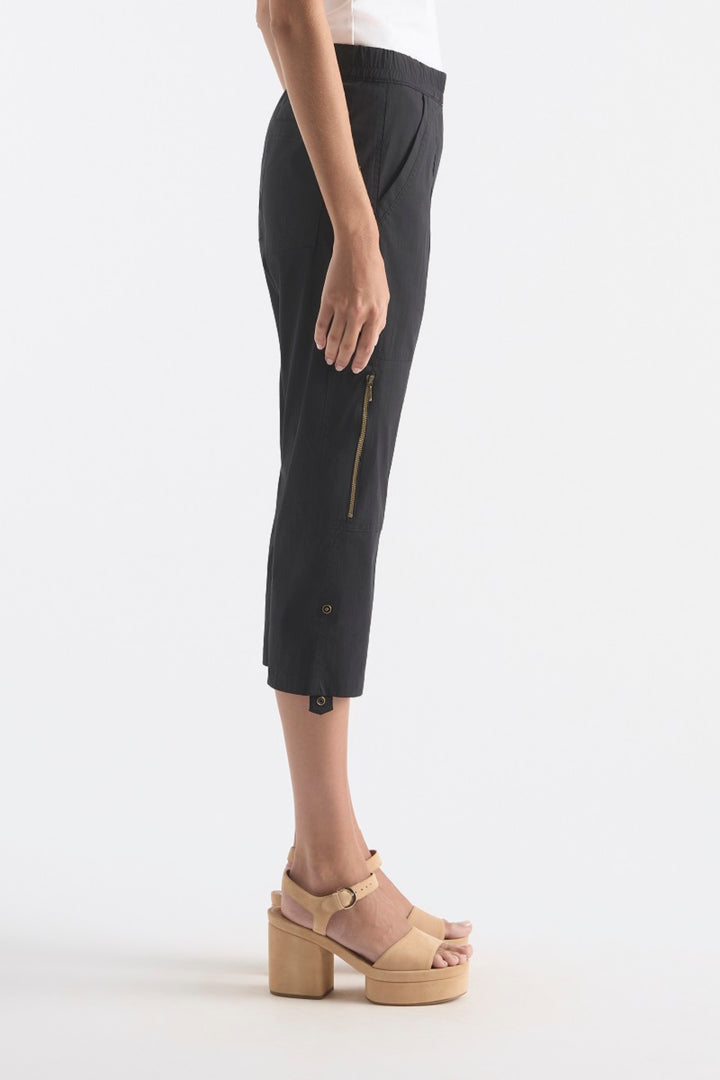 Cropped Zip Cargo in Midnight F65 1386 by Mela Purdie in 22-4X / Midnight
