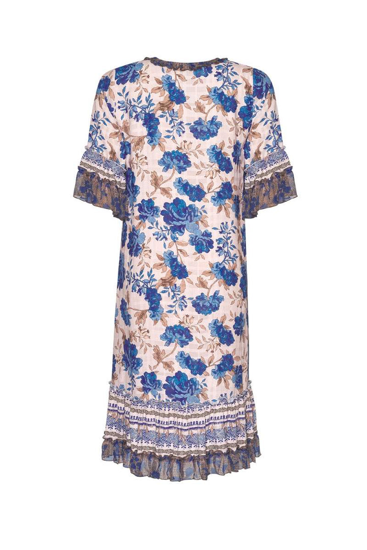 Loobie's Story Dreamweaver Shift Dress in Ecru Multi LS2404 by Loobies Story  - OUTLET SALE in 8 / Ecru Multi