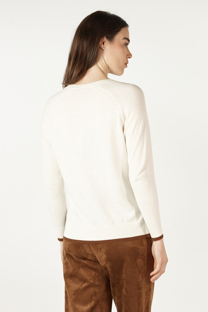 Essential V Neck ZP7157 by Zaket & Plover in XS / Powder
