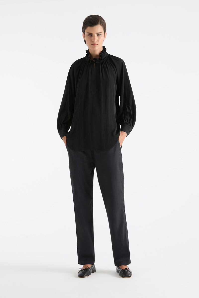 Fleur Blouse in Black F67 8373 by MELA PURDIE