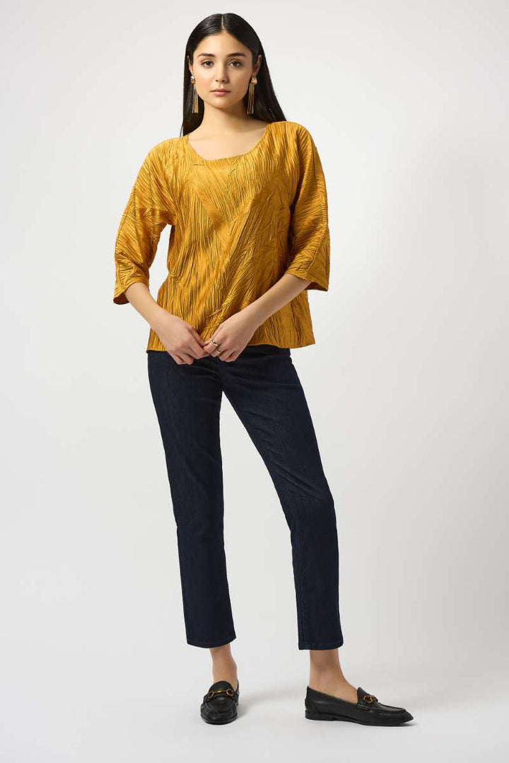 Gia Denim Jeans The Classic Slim Fit Stretch Featherweave 251966 by Joseph Ribkoff in Black / 2