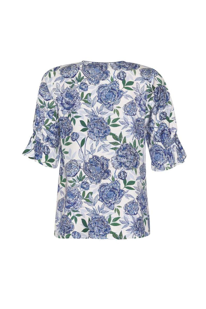 High Tea Top Top in White Multi MS1385 by Madly Sweetly in 8