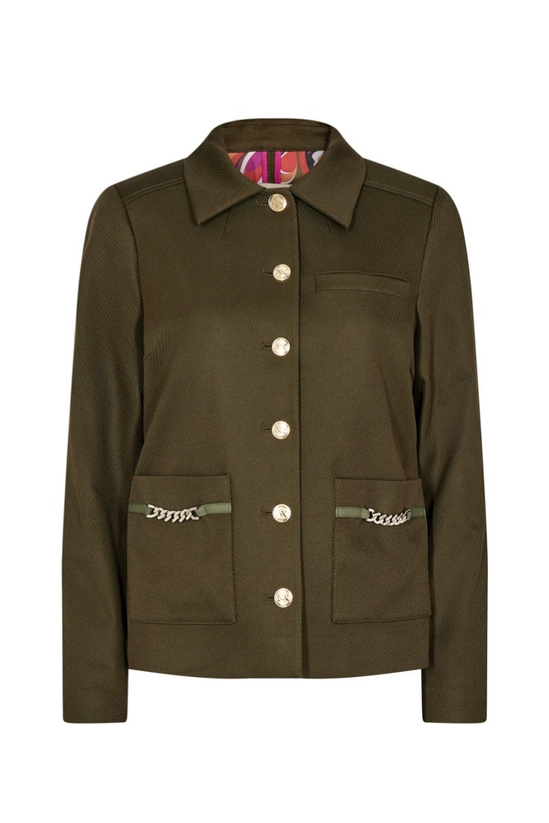 Iris Leport Jacket in Forest Night 154580MV1 by Mos Mosh