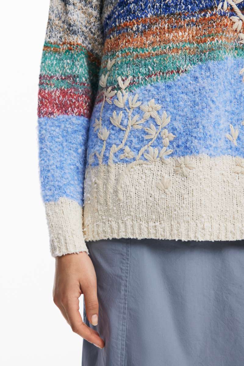 Jers Gran Sudbury Jumper in Tutti Fruti 24WWJF59 by Desigual