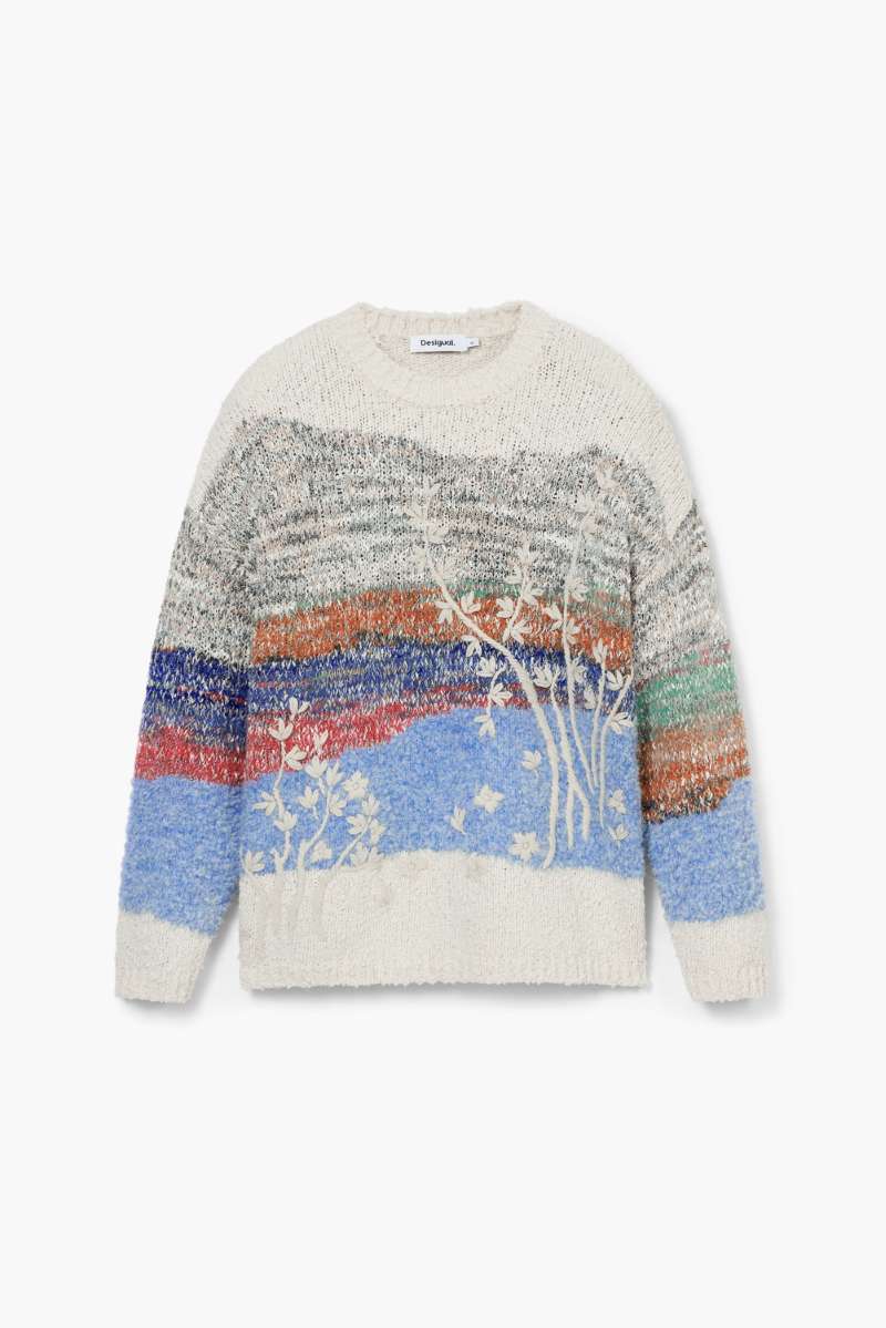 Jers Gran Sudbury Jumper in Tutti Fruti 24WWJF59 by Desigual
