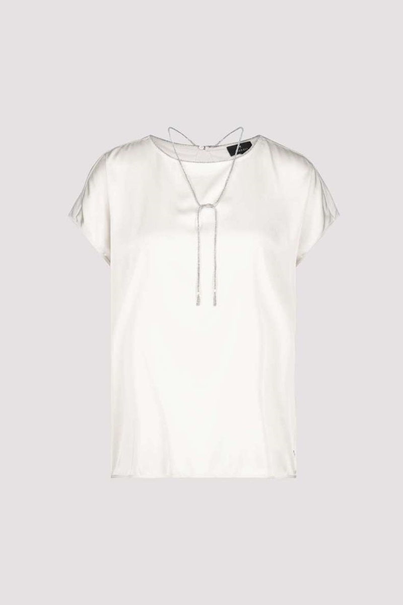 Jersey Blouse Jewelry Necklace in Champagne 807008MNR by Monari