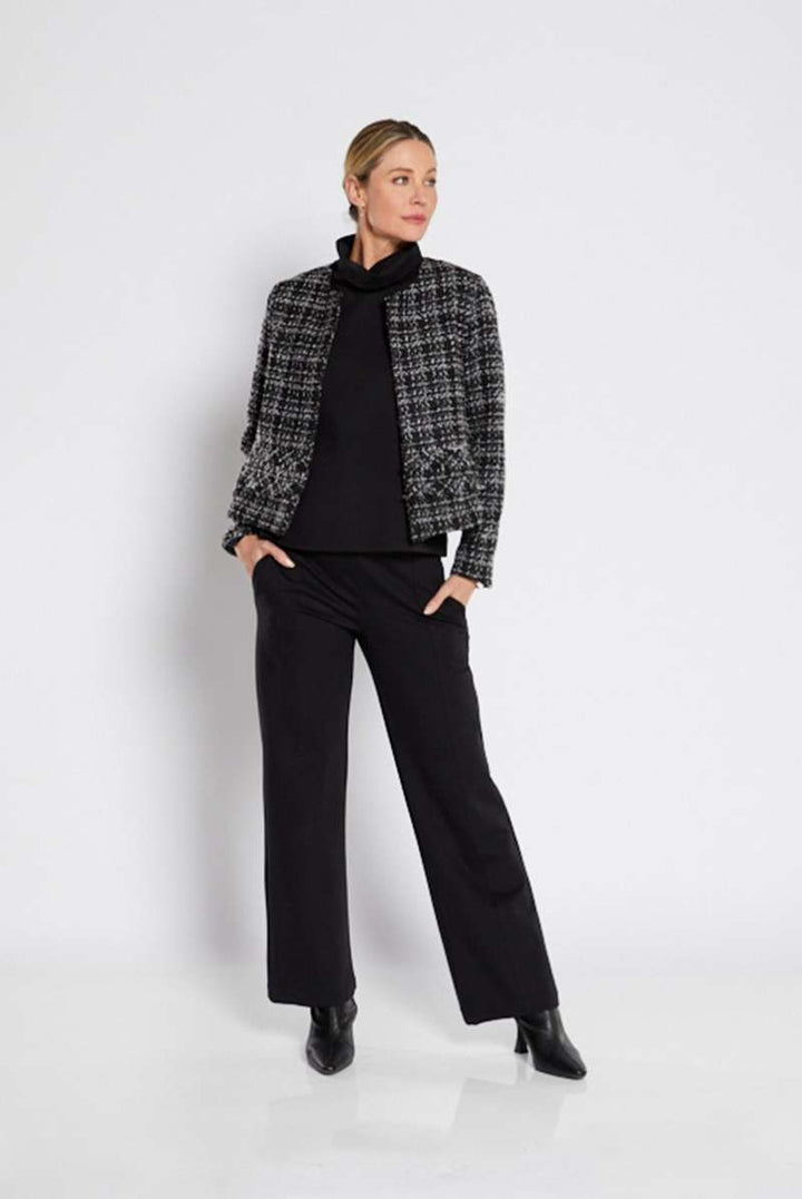 L/S Crop Jacket in Feature Check COCO.W25 by Philosophy in 12 / Feature Check