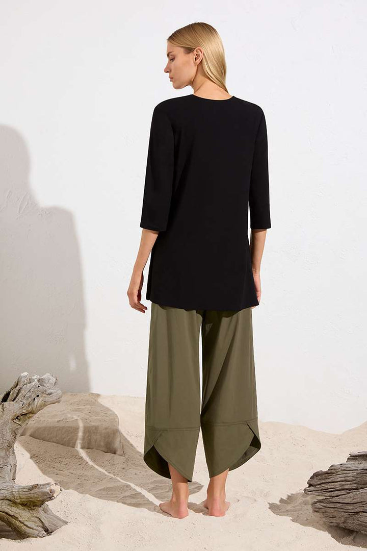 Loose V Top in French Navy F01 8607 by Mela Purdie in 14