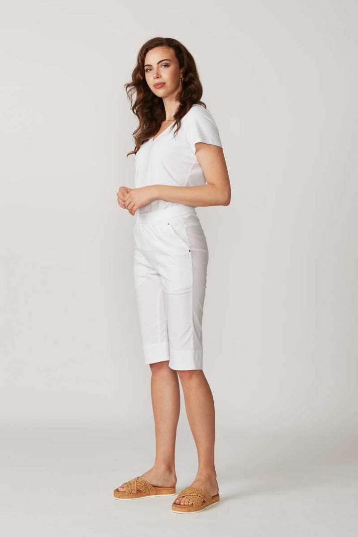 LTL Cuffed Short in White NLA2790 by Lania The Label in 8