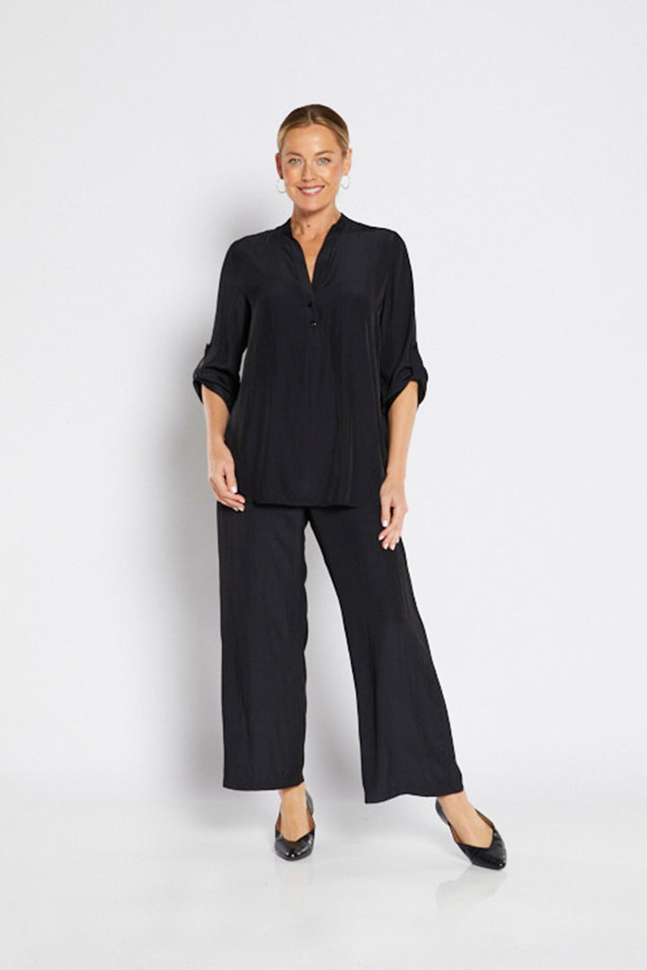 Lusture Wider Pant in Black VIOLIN.W25 by Philosophy in 16 / Black
