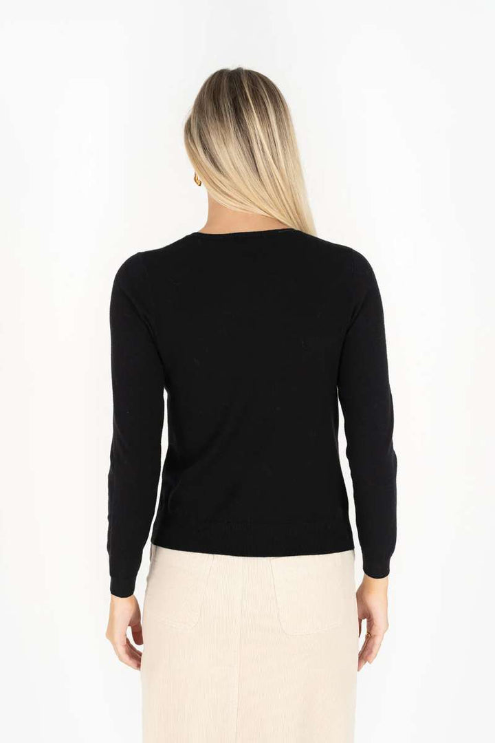 Mae Jumper in 4 colours HW25617 by Humidity Lifestyle in S / Black