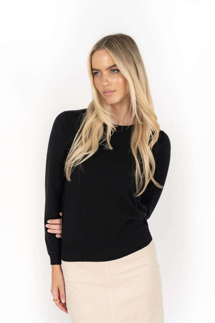 Mae Jumper in 4 colours HW25617 by Humidity Lifestyle in S / Black