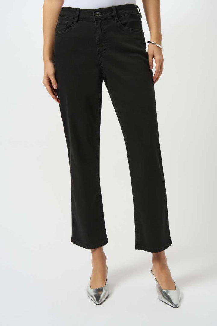 Margot Classic Straight Leg Featherweave Denim Jeans in 252926 by Joseph Ribkoff in Dark Blue Denim / 6