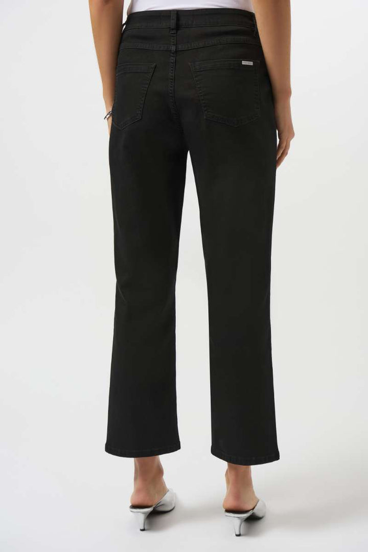 Margot Classic Straight Leg Featherweave Denim Jeans in 252926 by Joseph Ribkoff in Dark Blue Denim / 6