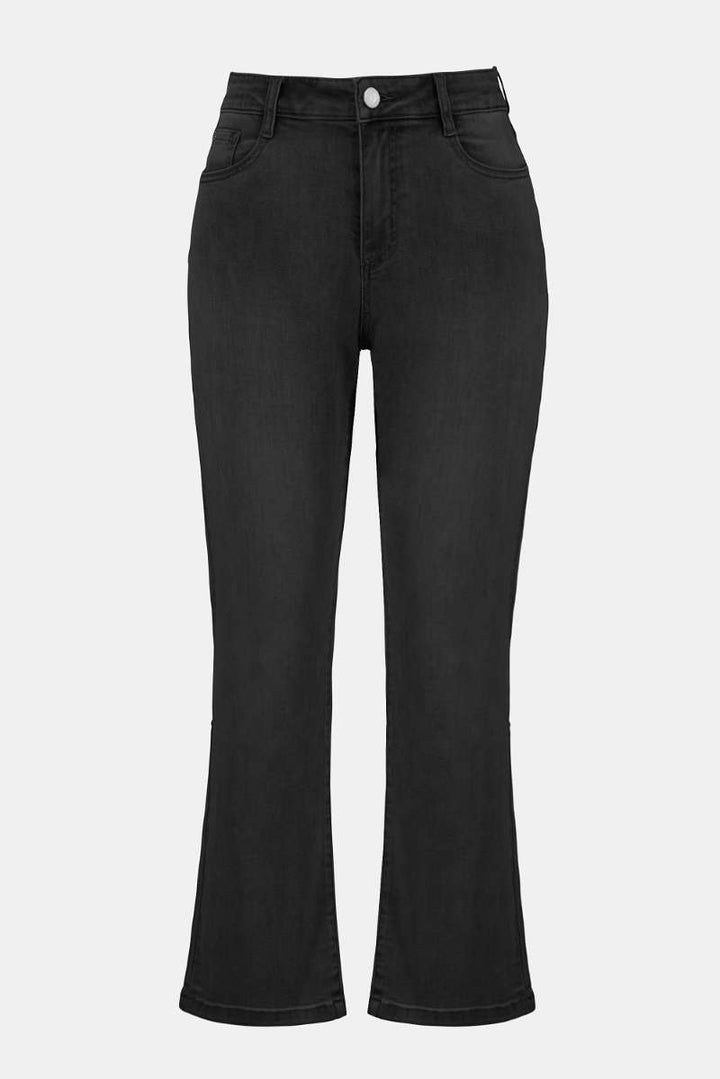 Margot Classic Straight Leg Featherweave Denim Jeans in 252926 by Joseph Ribkoff in Dark Blue Denim / 6