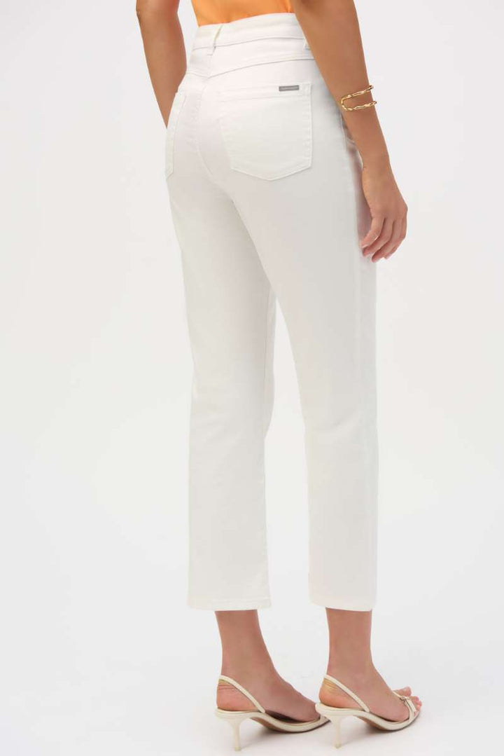Margot Classic Straight Leg Featherweave Denim Jeans in 252926 by Joseph Ribkoff in Dark Blue Denim / 6