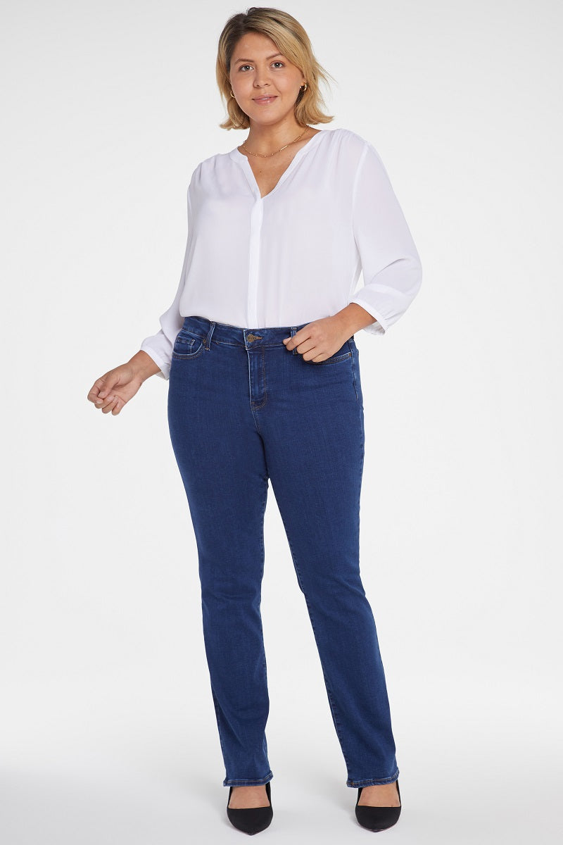 Marilyn Straight Jeans in Plus size - Quinn WPRIMS8517 by NYDJ