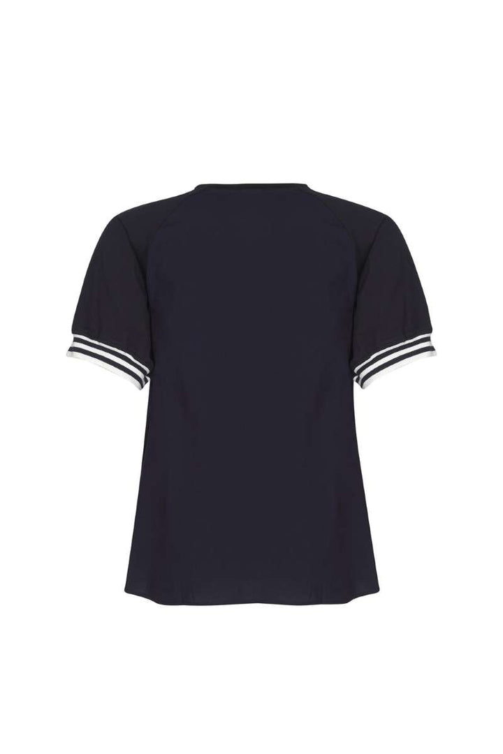 Mixed Media Tee in Navy MS1374 by Madly Sweetly in 14