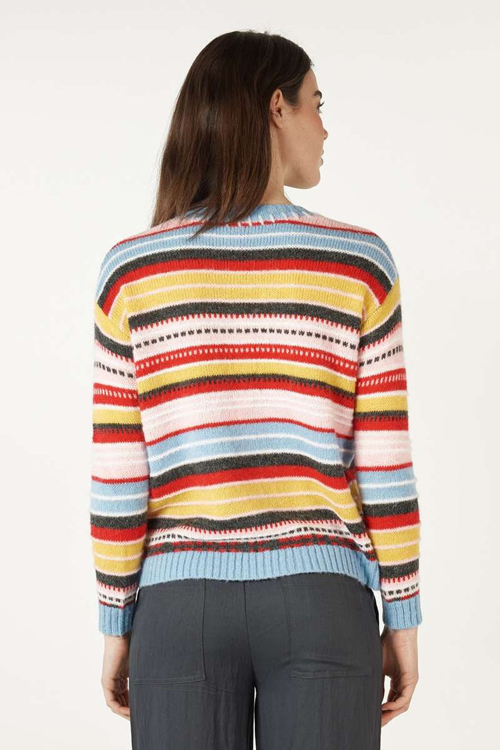 Mohair Stripe ASSORTED COLOURS ZP7108 by Zaket & Plover in XS / Multicolor