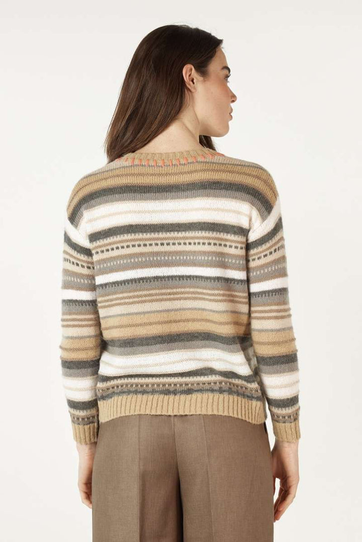 Mohair Stripe ASSORTED COLOURS ZP7108 by Zaket & Plover in XS / Multicolor