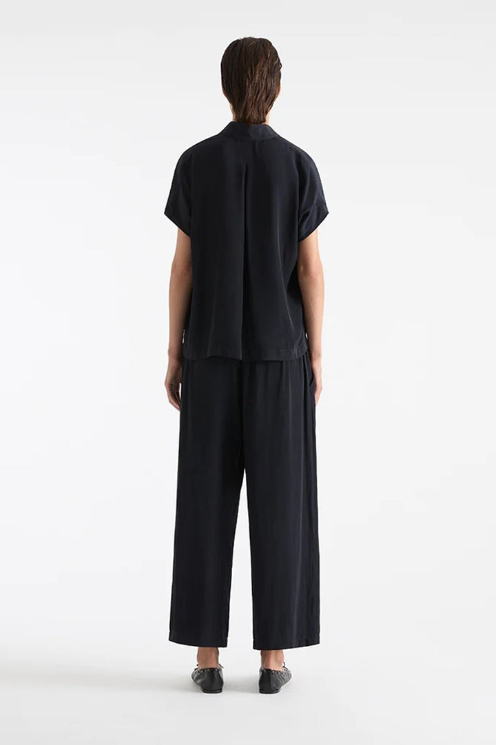 Pace Pant F67 1740 in Black, White, Navy & Orient by Mela Purdie in Black / 20