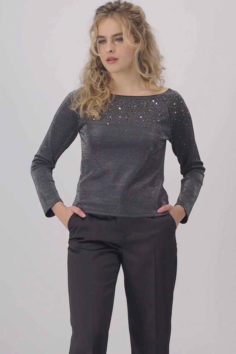 Shirt in Anthracite 808645MNR by Monari