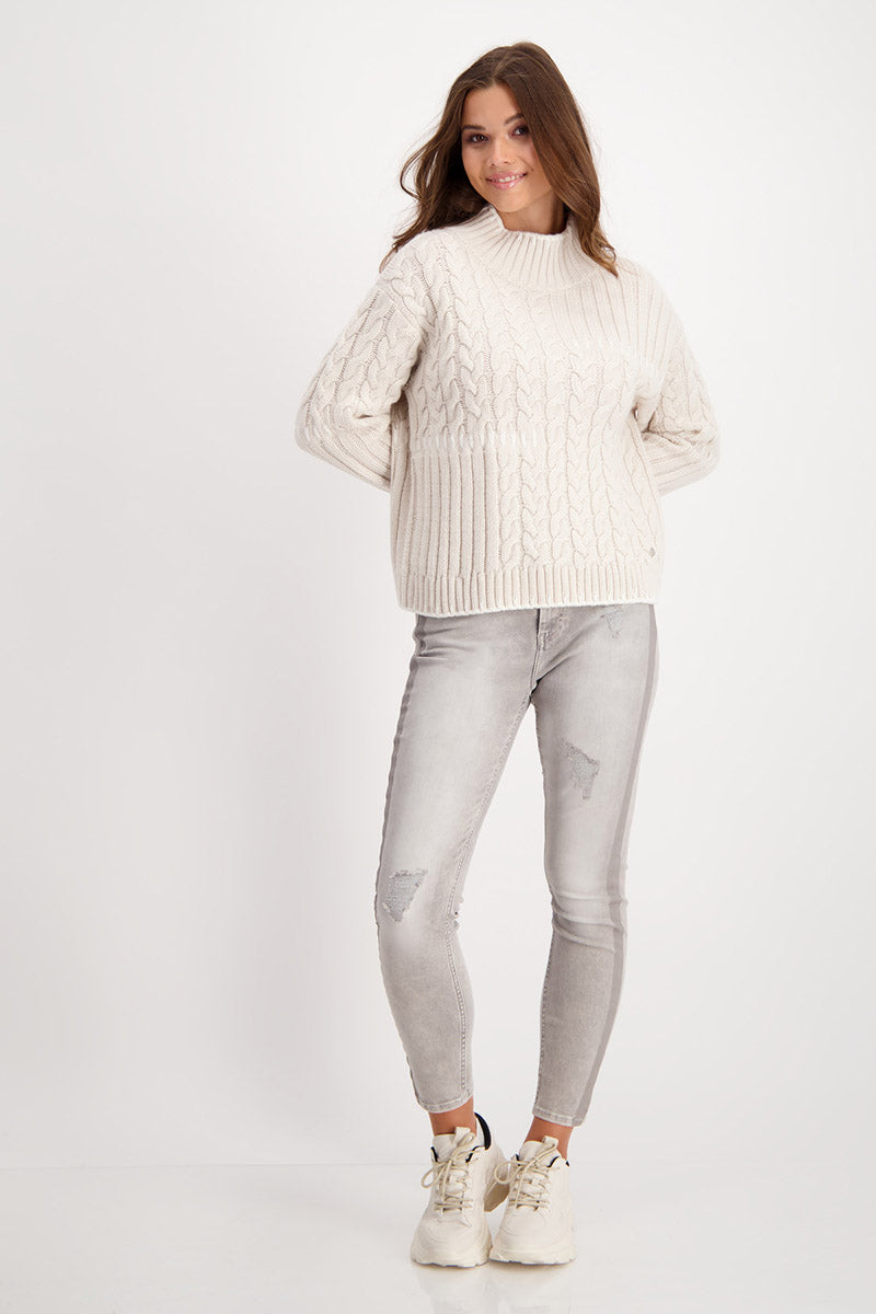Pullover 807464MNR in Cashew by Monari