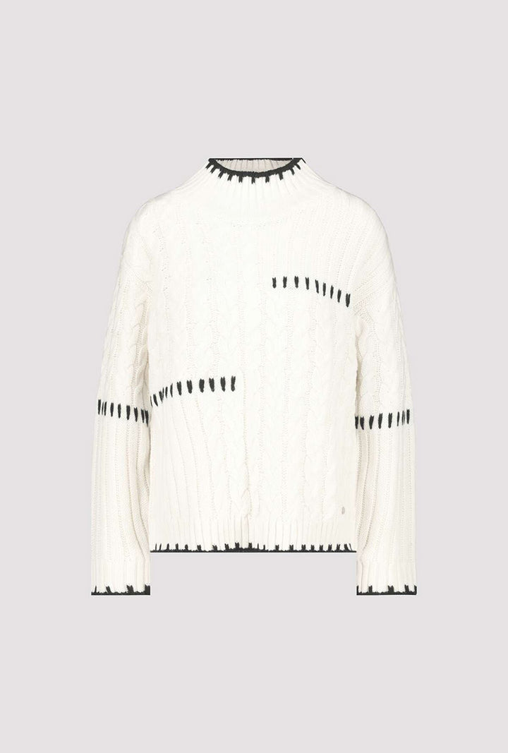 Pullover 807464MNR in Off White by Monari in 46