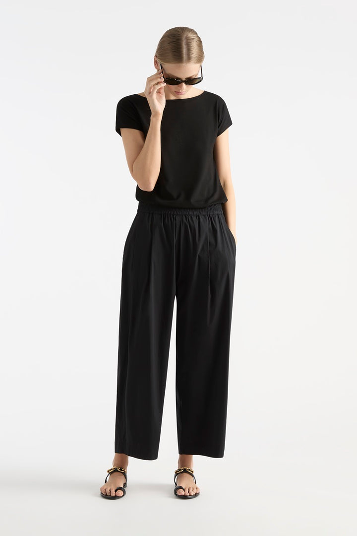 Mela Purdie Raglan Shell in Black F01 212 by MELA PURDIE in 6-XXS / Black