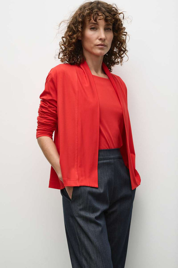 Mela Purdie Relaxed Boat Neck in Poppy F01 2630 by MELA PURDIE in 6 / Poppy