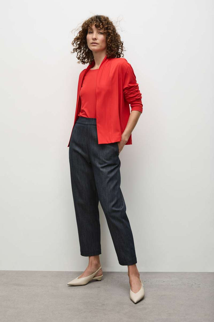 Mela Purdie Relaxed Boat Neck in Poppy F01 2630 by MELA PURDIE in 6 / Poppy